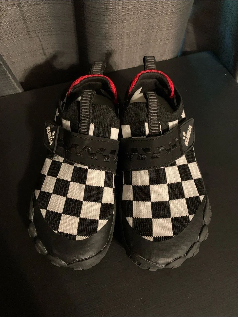 Kids' Black & White Check Water Shoes